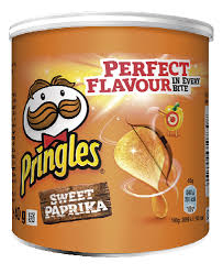 Pringles paprika - snack s příchutí sladké papriky 40g